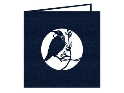 NZ Tui 3D - Pop Up Cards no