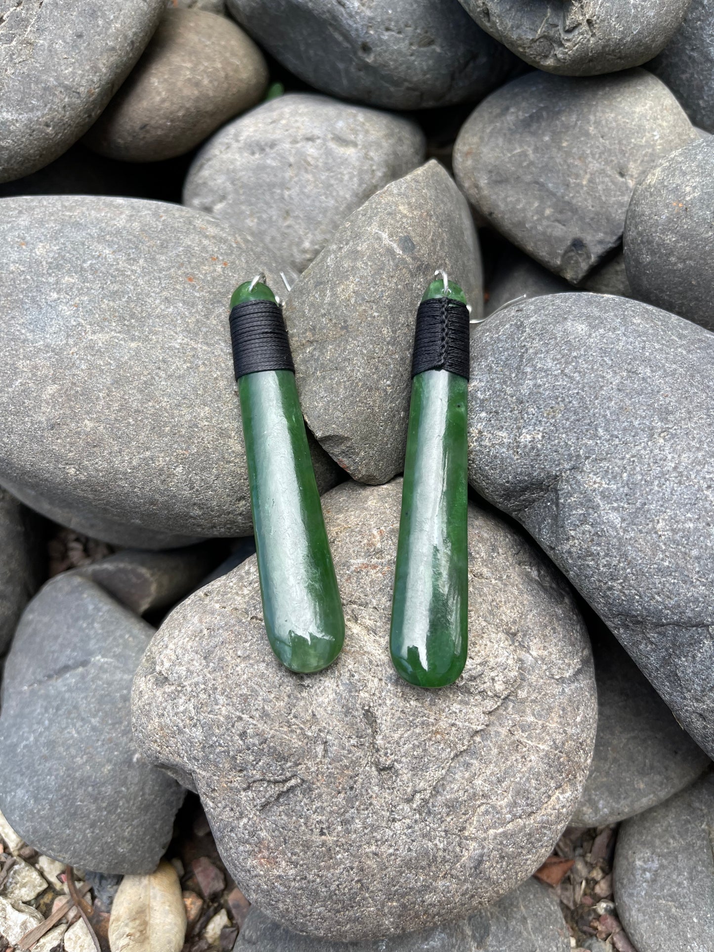 Toki Greenstone Earrings