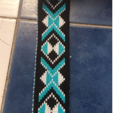 Turquoise Pātikii - Taniko Band