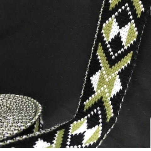 Olive Green Pātikii - Taniko Band