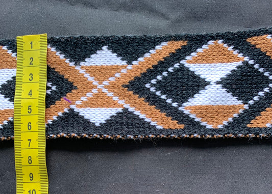 Tan Brown Black and White - Taniko Band 2.5inch