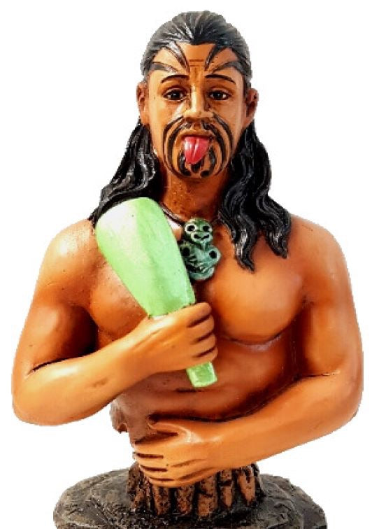 Resin/polystone carving Man with patu