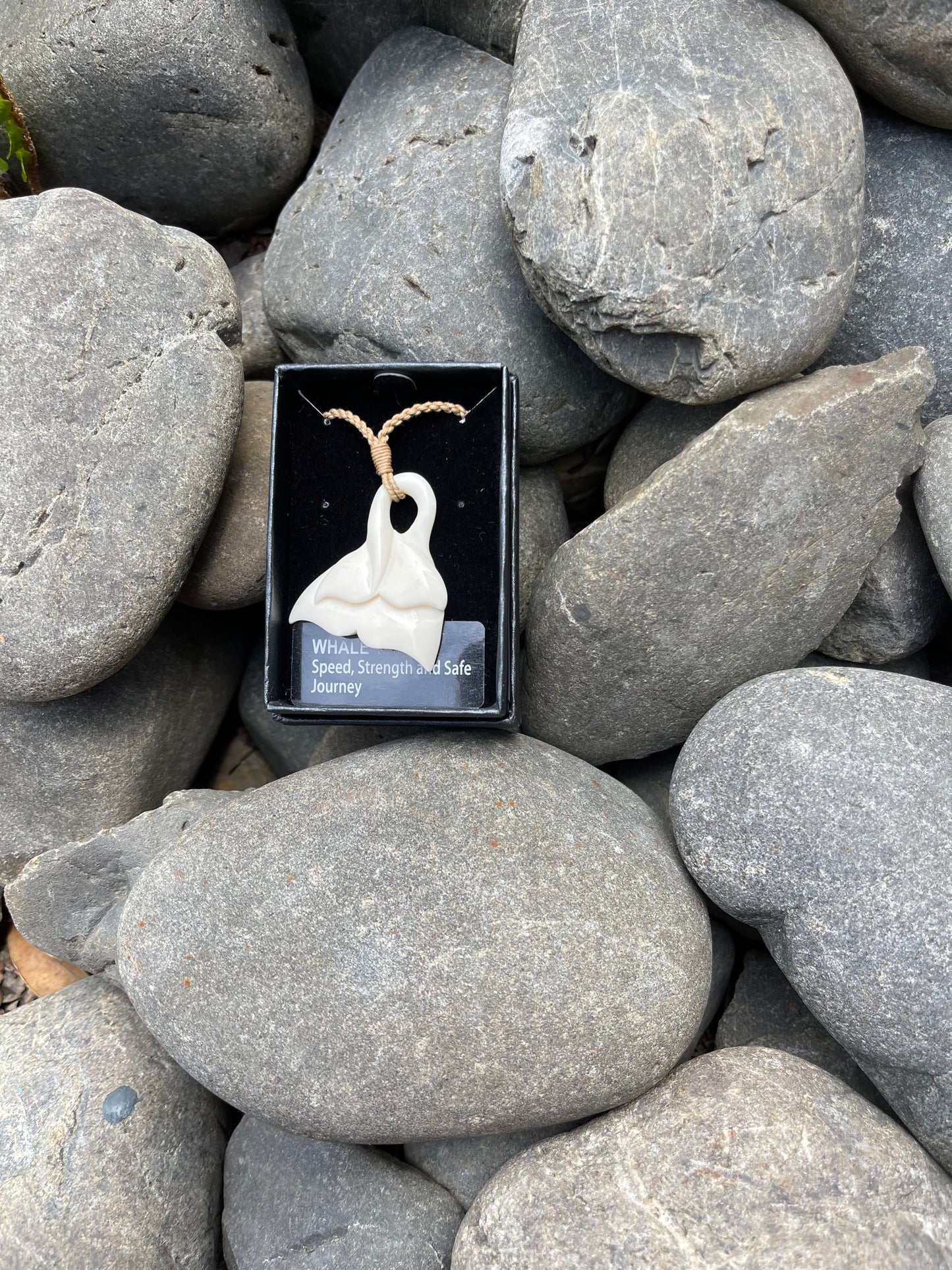 Whale Tail Bone Carving