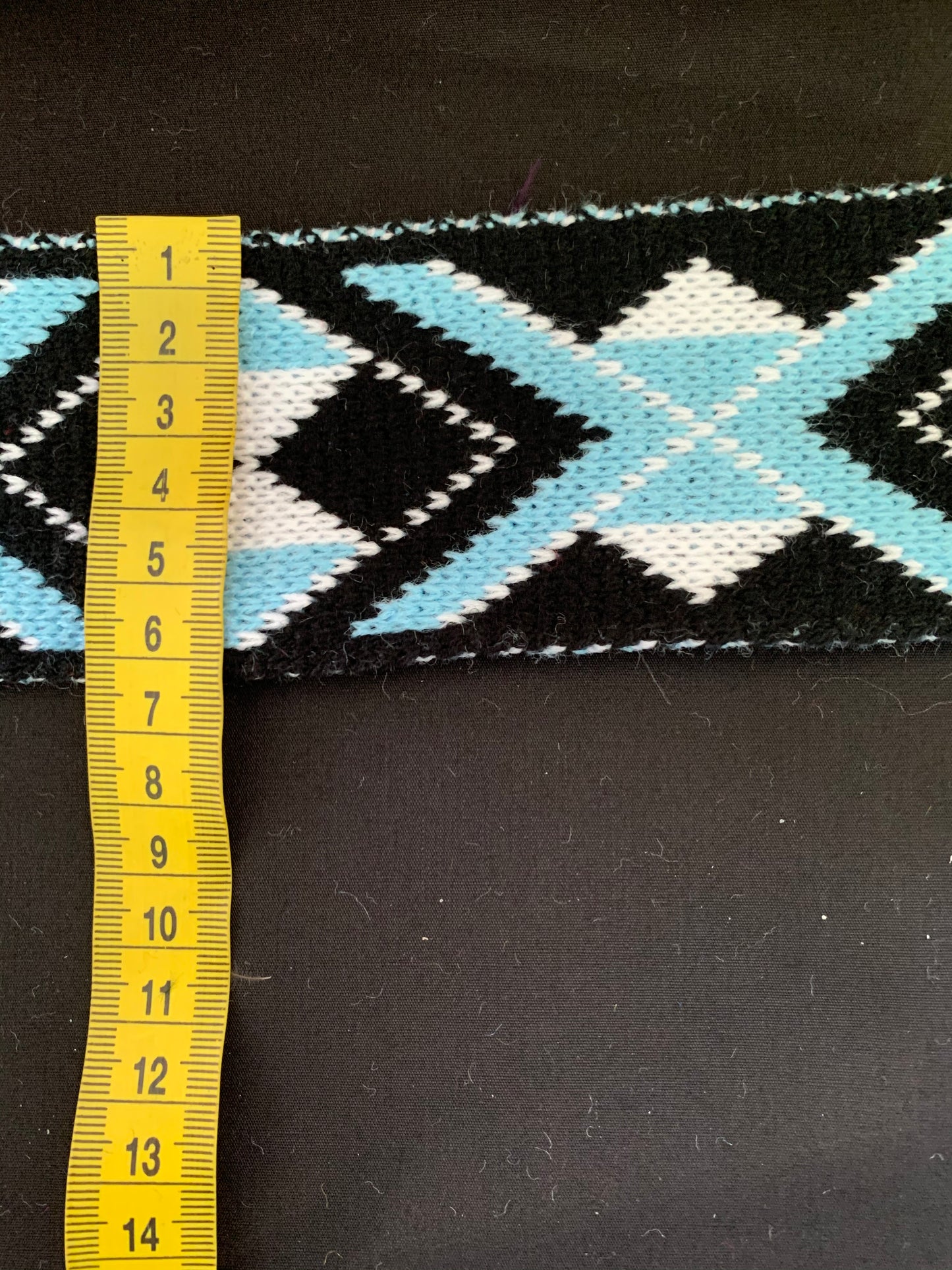 Pale Blue Pātiki - Taniko Band 2.5inch