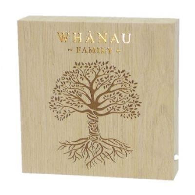 Whanau Family Wooden LED Light