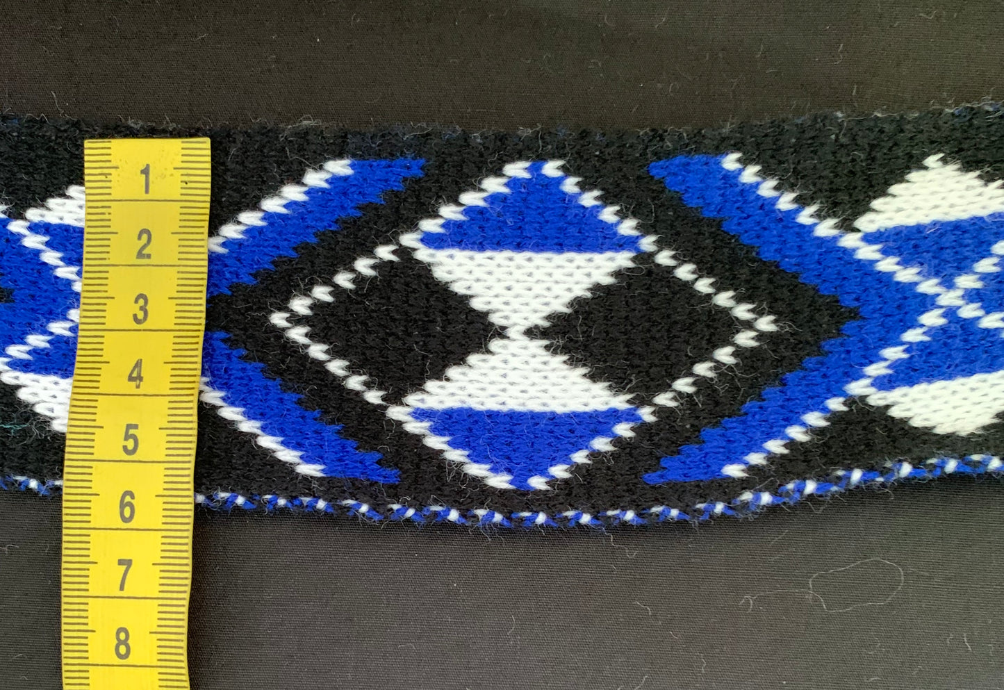Royal Blue Pātiki - Taniko Band 2.5inch