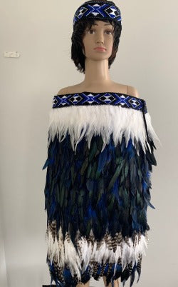 Korowai, a traditional Maori cloak with deep historical and cultural significance.