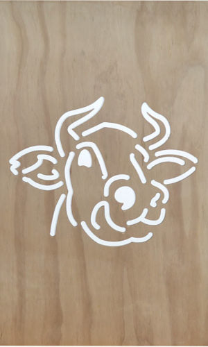 Cow - Wood Panels