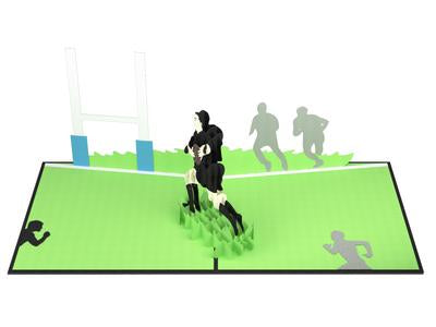 All Blacks Rugby 3D - Pop Up Cards
