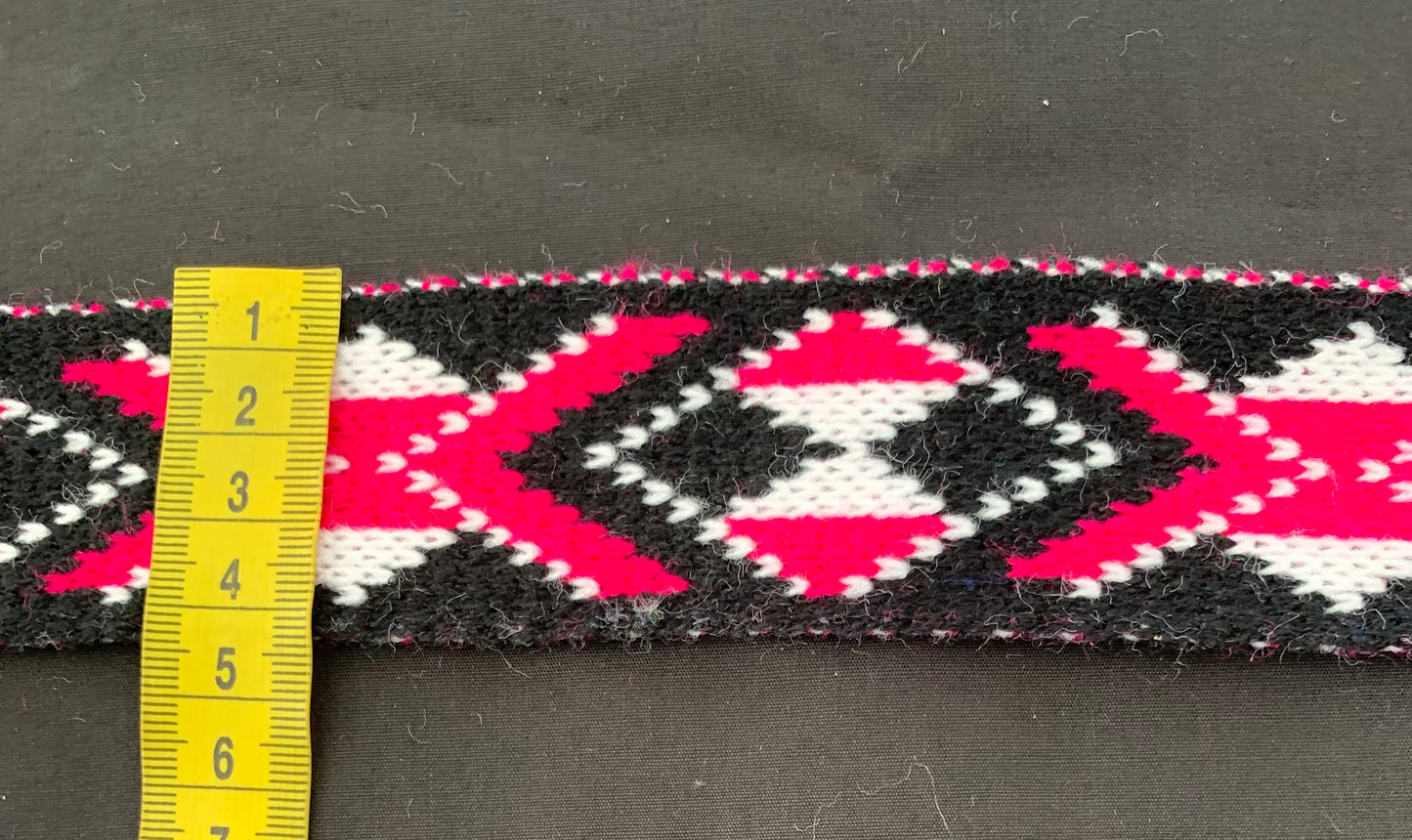 Pink Pātiki - Taniko Band 2inch