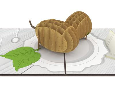 Kiwi Fruit 3D - Pop Up Cards