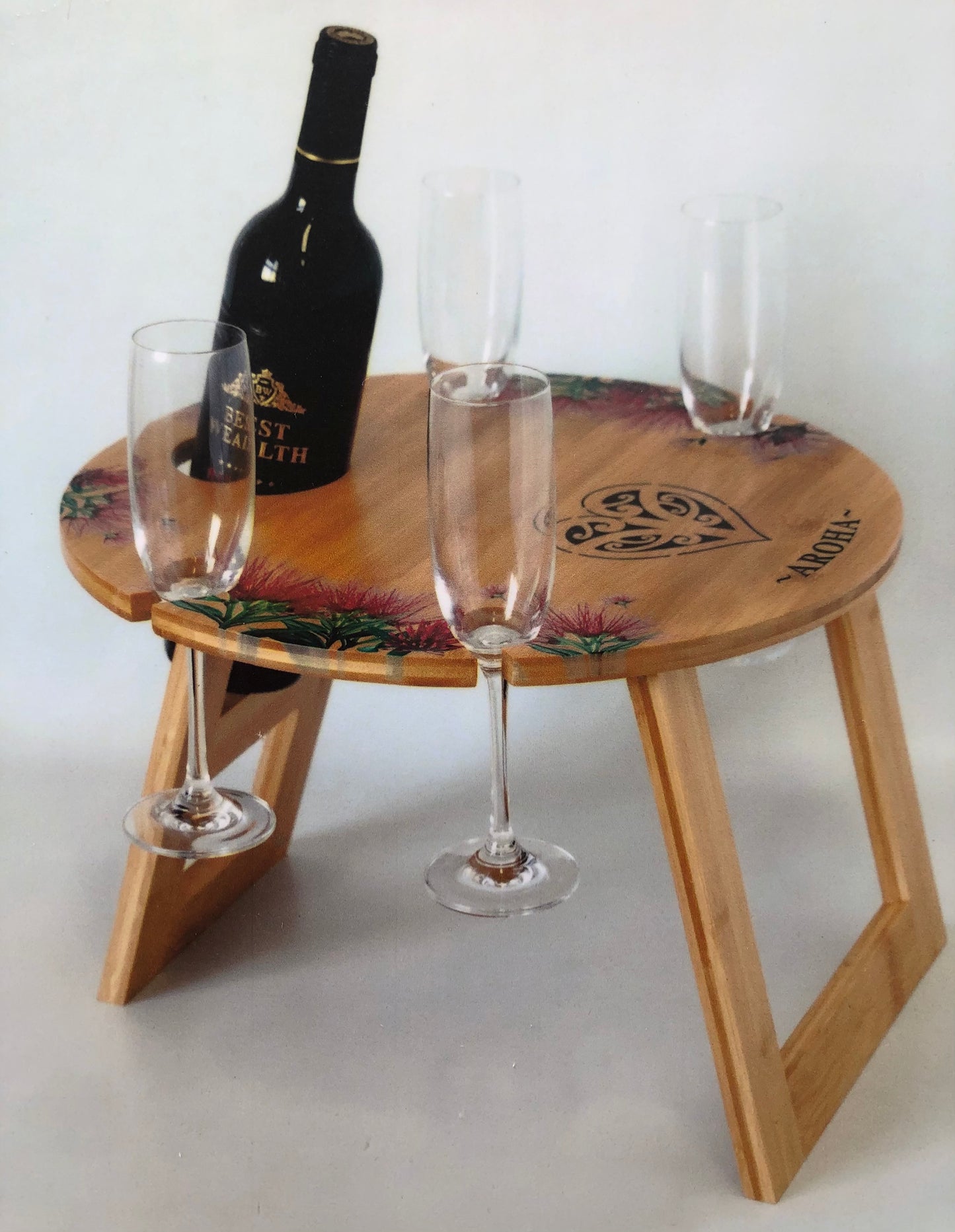 Aroha - Round Bamboo Table