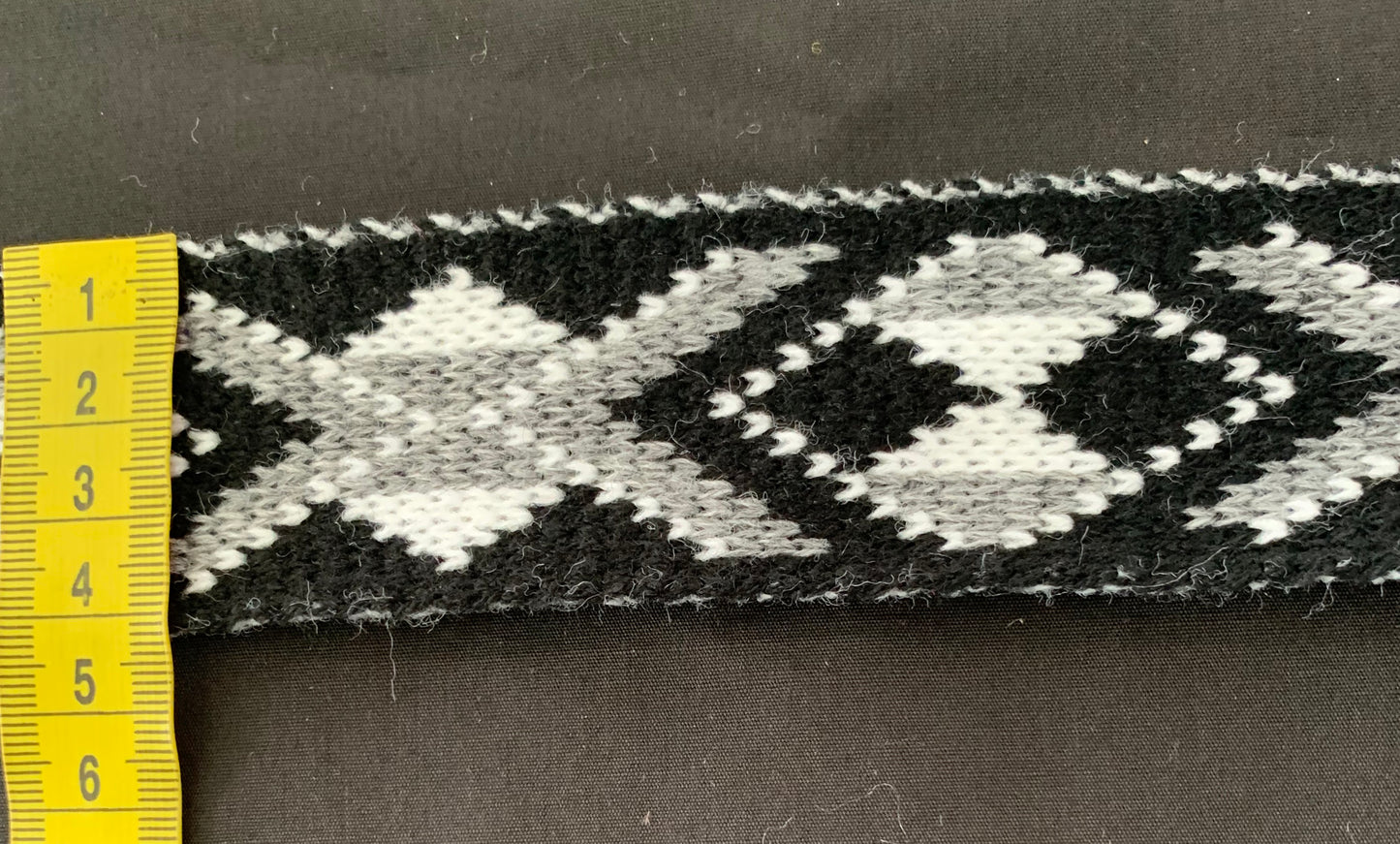 Grey Pātiki - Taniko Band 2inch