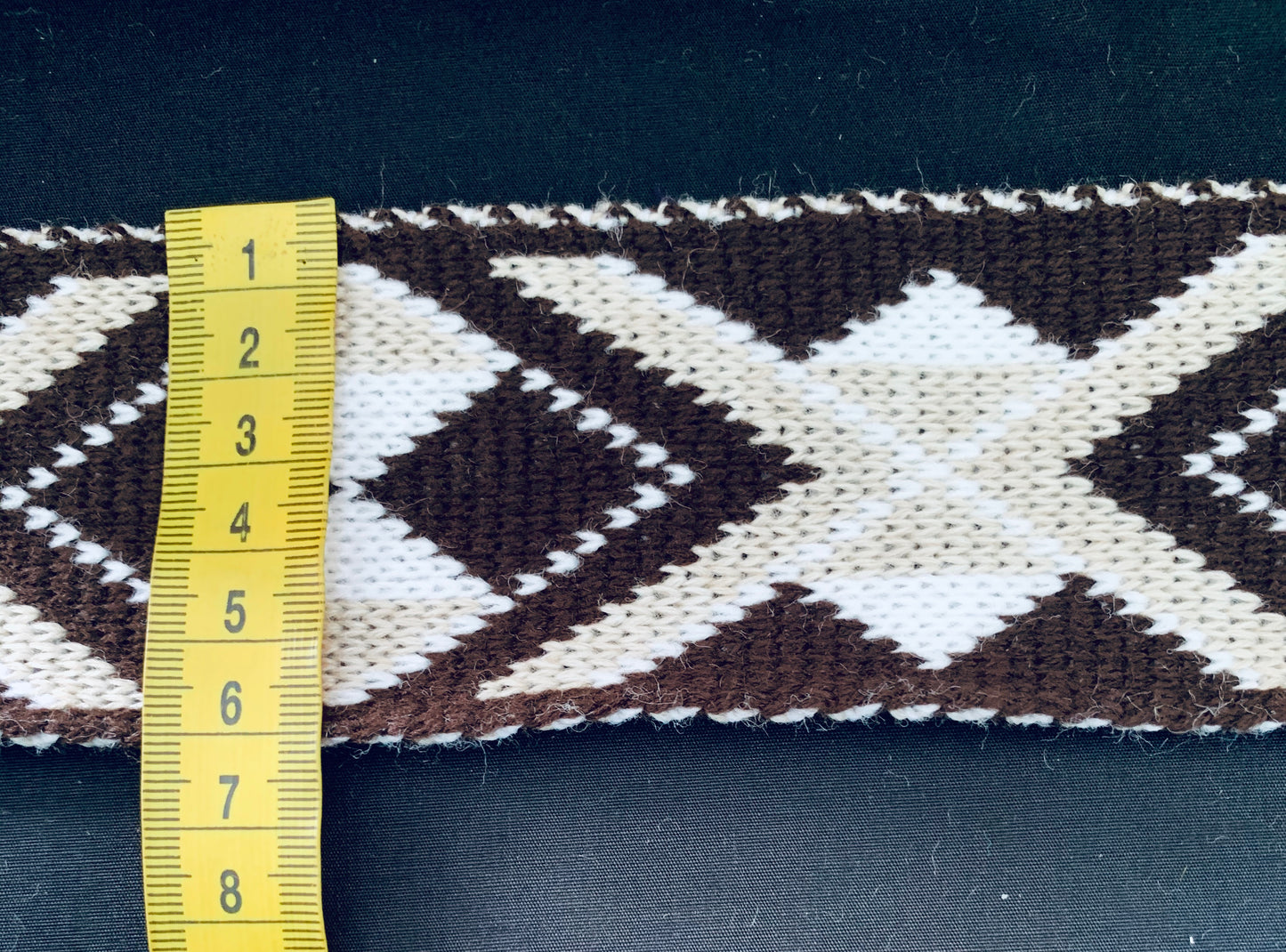 Chocolate Beige and White - Taniko Band 2.5inch