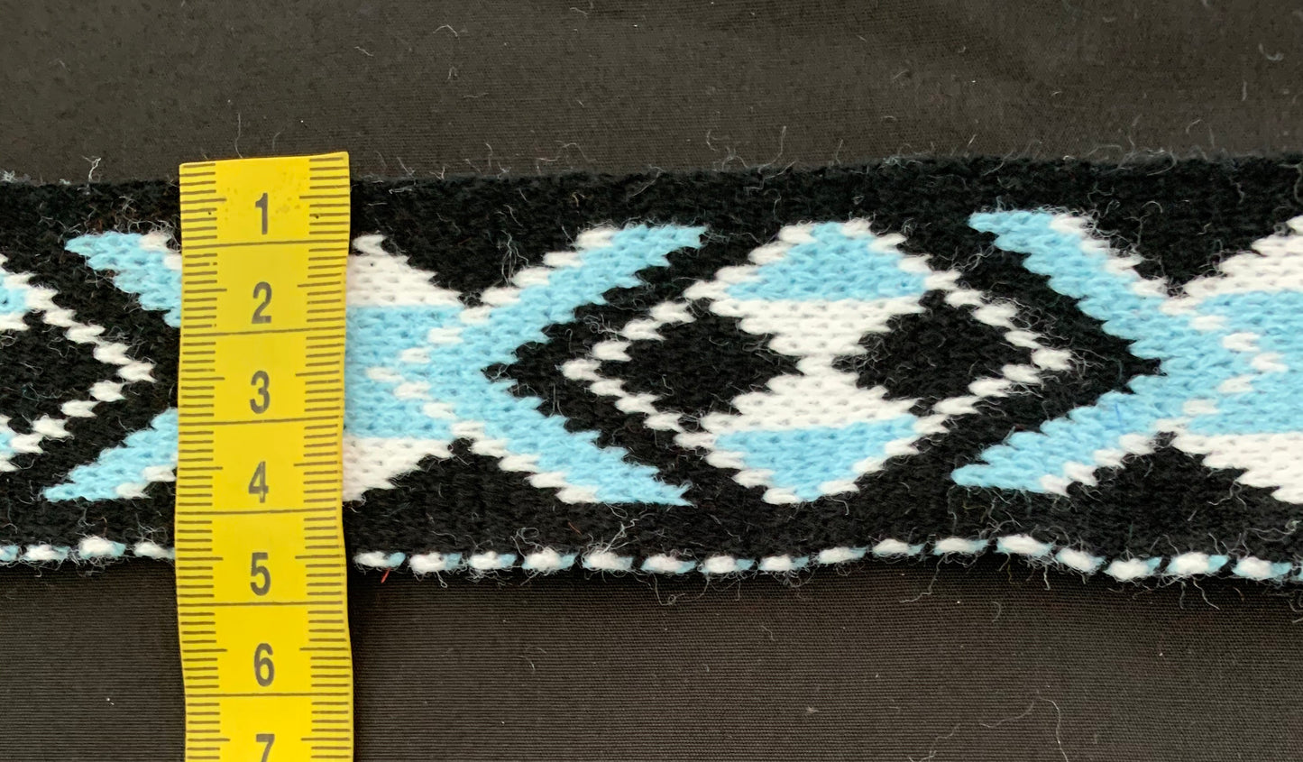 Pale Blue Pātiki - Taniko Band 2inch