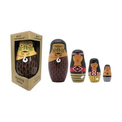 Maori Whanau Nesting Dolls - Maori Toys