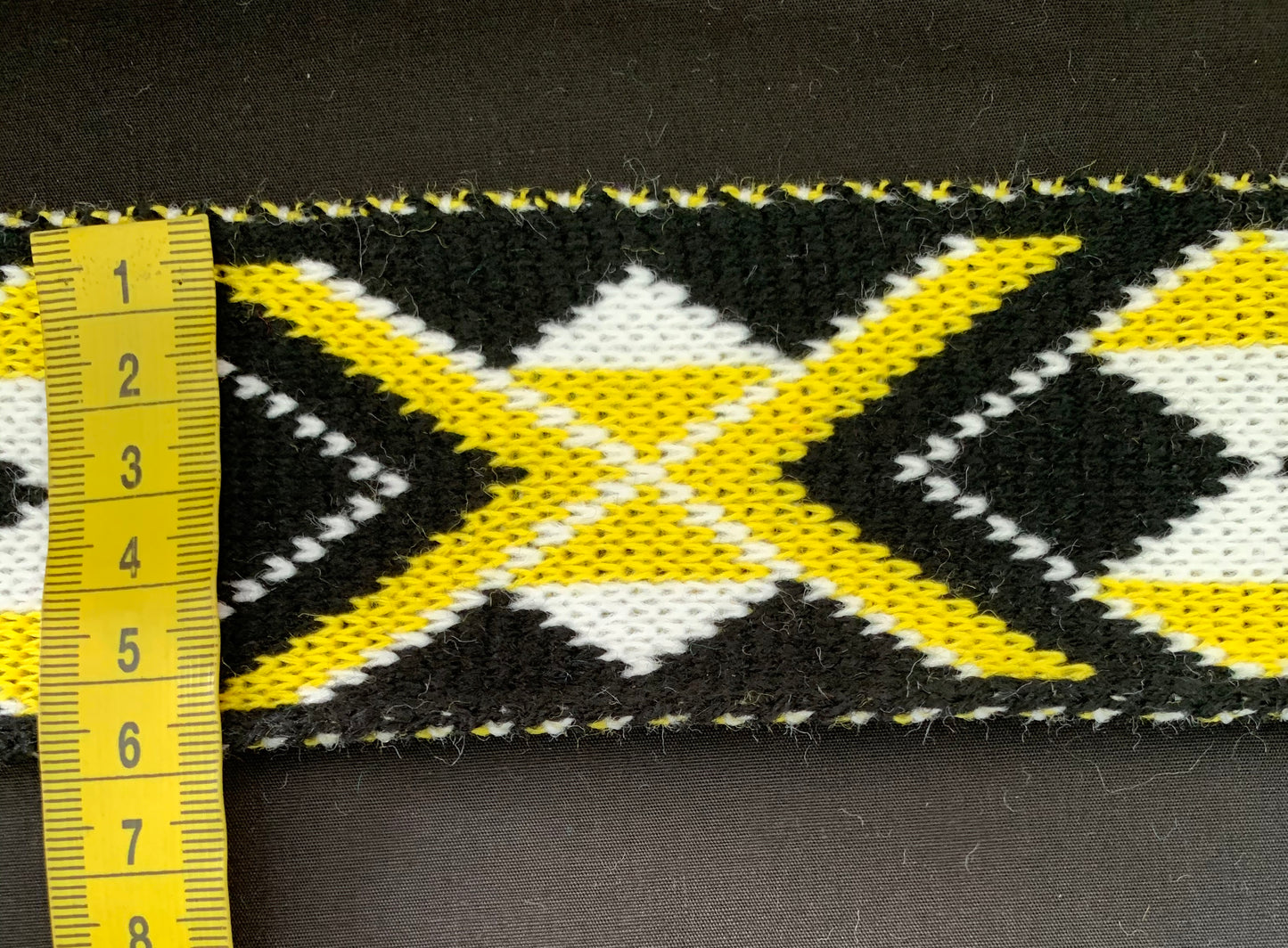 Yellow Pātiki - Taniko Band 2.5inch