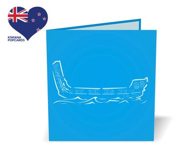 Nz Waka 3D - Pop Up Cards
