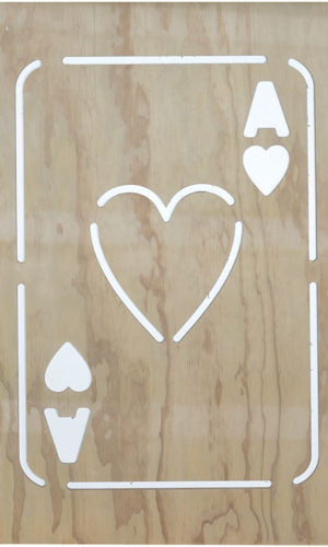Ace of Spades - Wood Panels