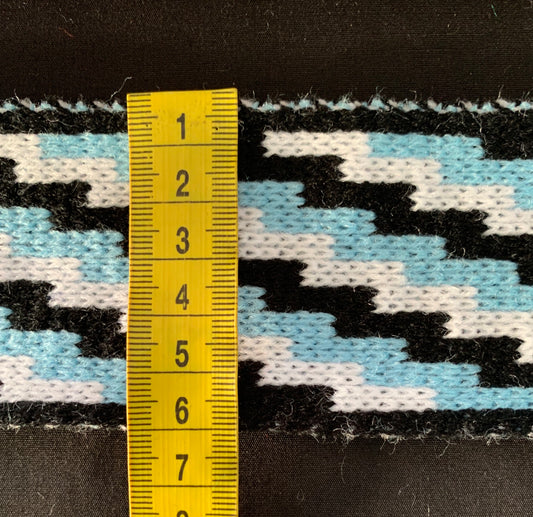 Pale Blue Poutama - Taniko Band 2.5inch