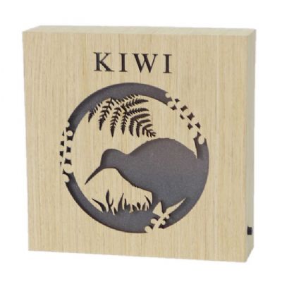 Kiwi Wooden LED Light - LED Art