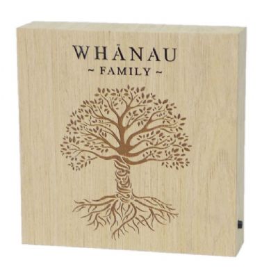 Whanau wooden LED Light - LED Art
