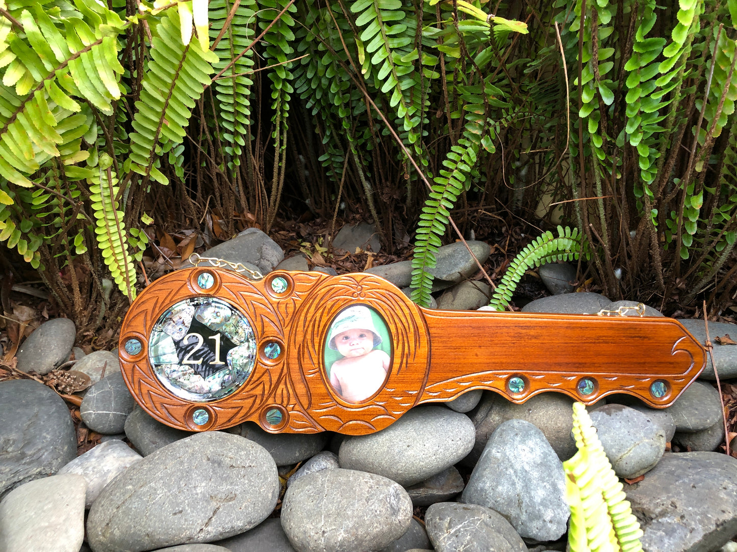 Pāua 21 Disc With Pacific Island Designs - 21st Keys