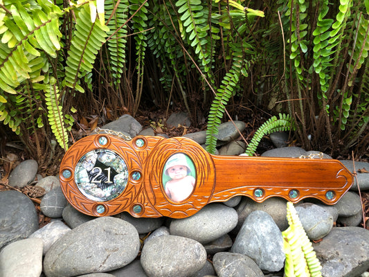 Pāua 21 Disc With Pacific Island Designs - 21st Keys