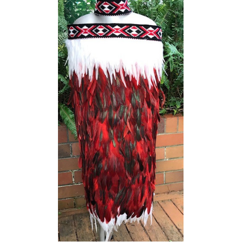 Pōhutukawa - Traditional Korowai Cloak - Korowai NZ