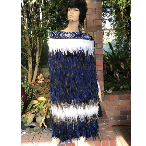 Korowai, a traditional Maori cloak with deep historical and cultural significance.