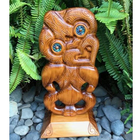 Large Hei Tiki - Wood Carvings