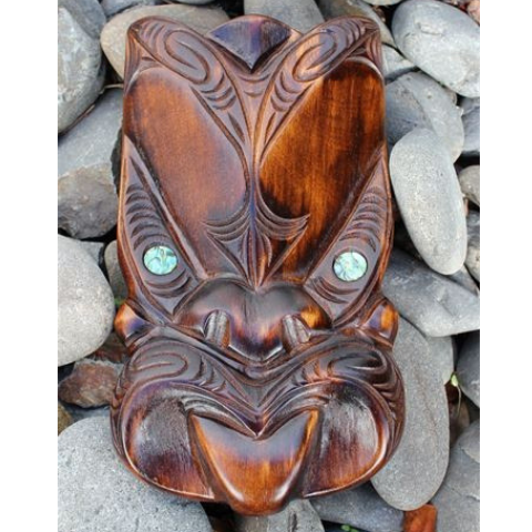 Carved Mask - Wooden Carving - Maori Mask