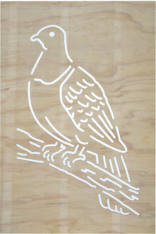 Wood Pigeon Kereru - Wood Panels - Decorative Wall Panels NZ