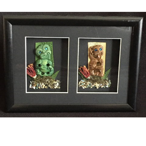 Two Tiki Framed