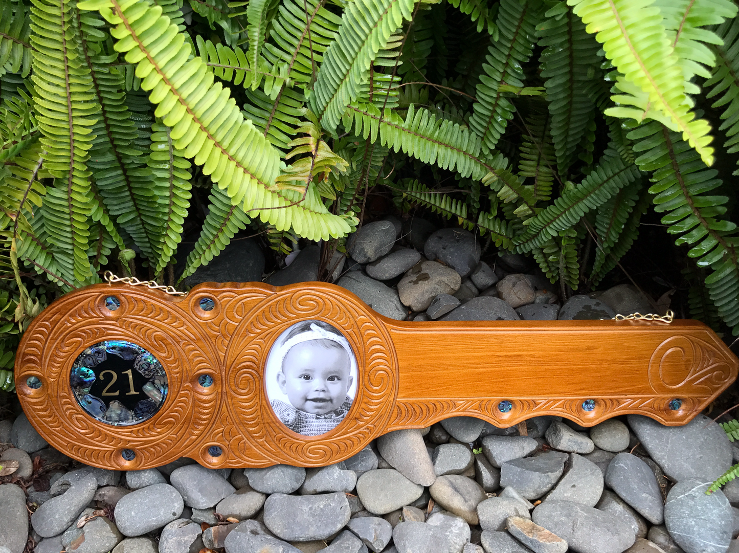 21st Keys - Paua Design