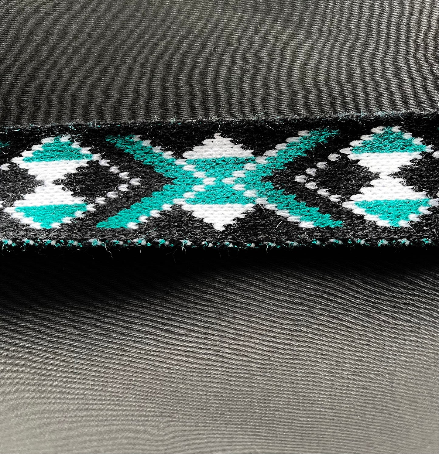 Jade Green Pātiki - Taniko Band 2inch