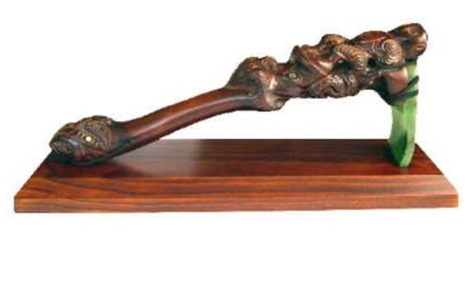 Bring strength and clarity into your life with our Large Greenstone Toki. Tewhatewha - Maori Axe - Tewhatewha For Sale - Toki