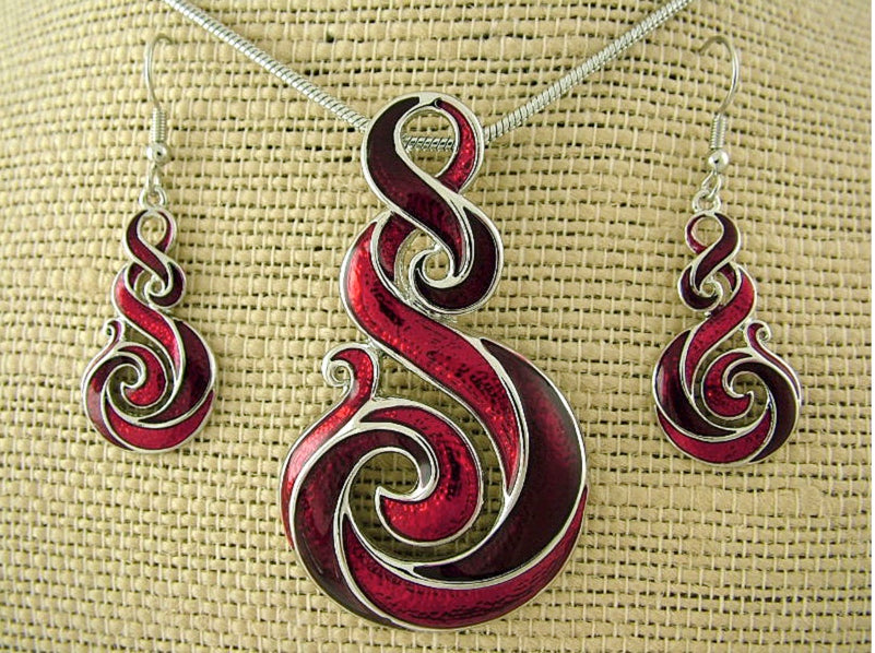 Twist Necklace - Maori Jewellery - Maori Necklaces - Maori Earrings