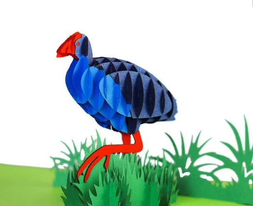 Pukeko 3D - Pop Up Cards