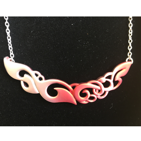 Red Manaia Breastplate and Earrings