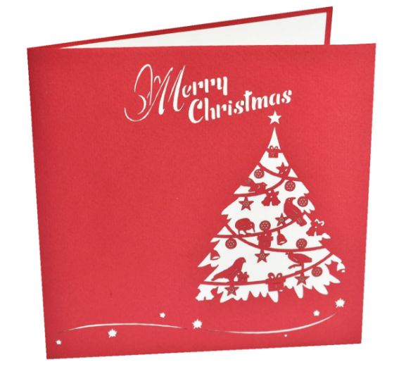 Xmas Tree Popup Card