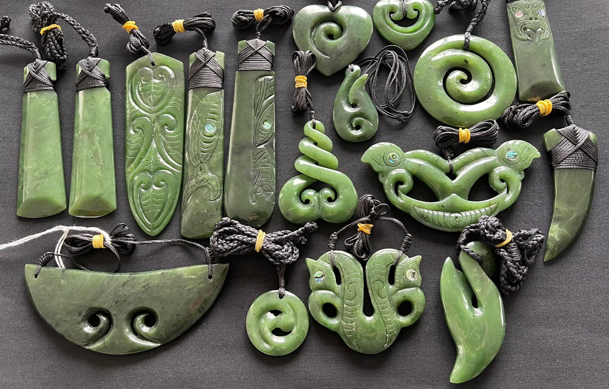 Pounamu Greenstone New Zealand NZ Greenstone Matte Toki 45mm