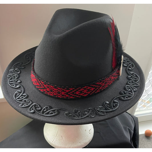 Potae - Black Fedora Felt Hat