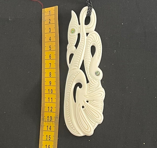 Manaia Pendant - Bone Carving