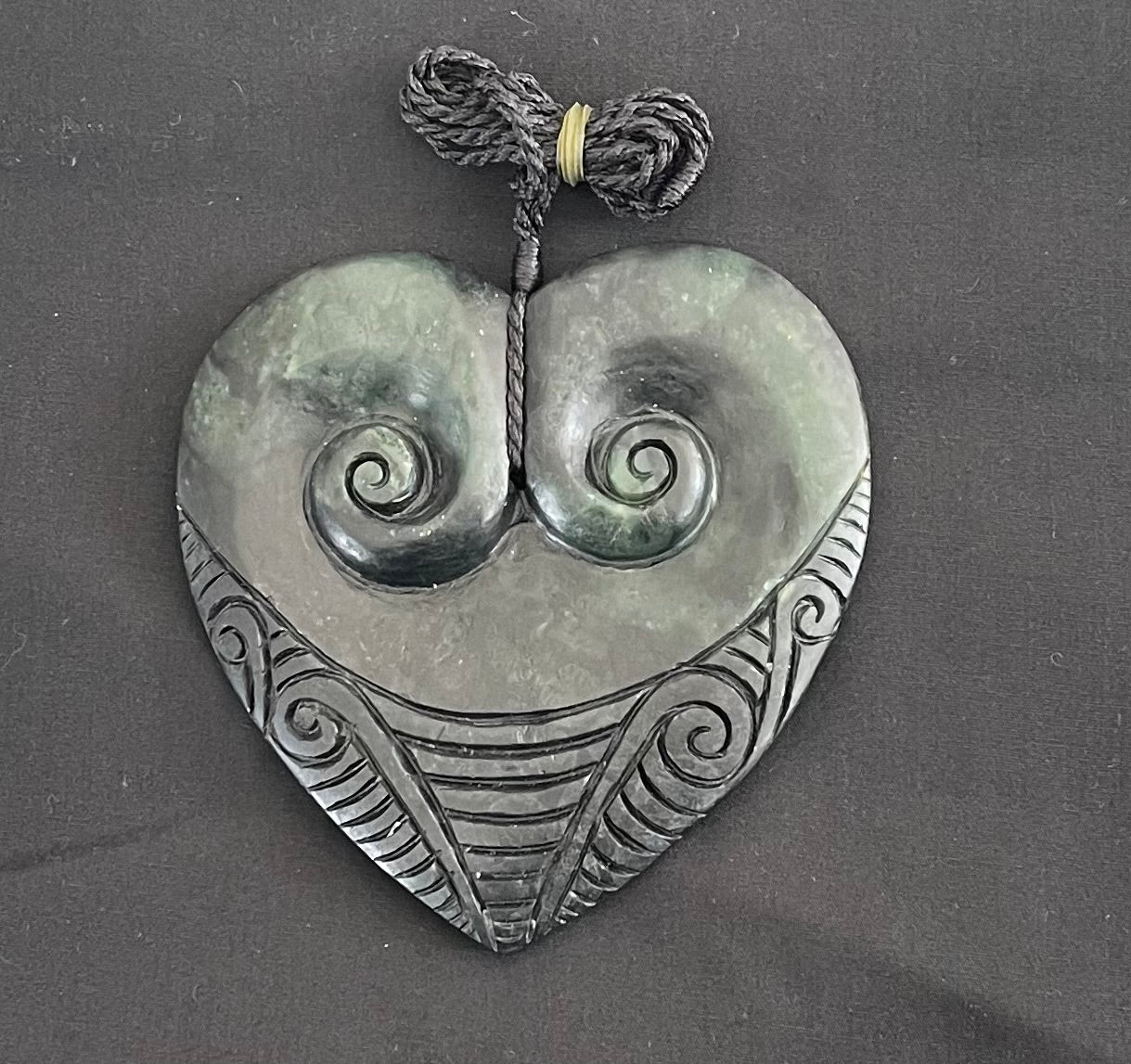 Koru Heart Pounamu Necklace