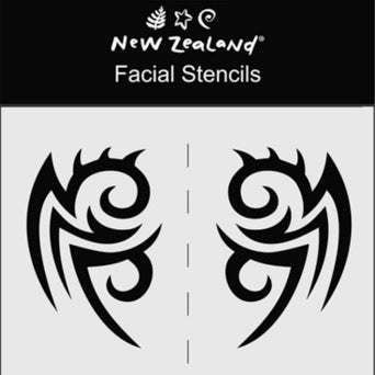 Stencil Maori Facial