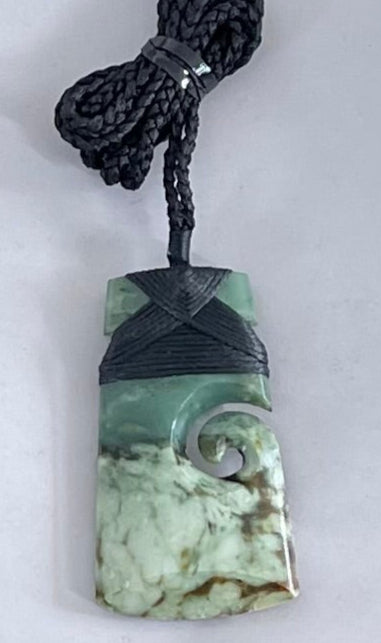 Toki with Koru Pounamu Necklace