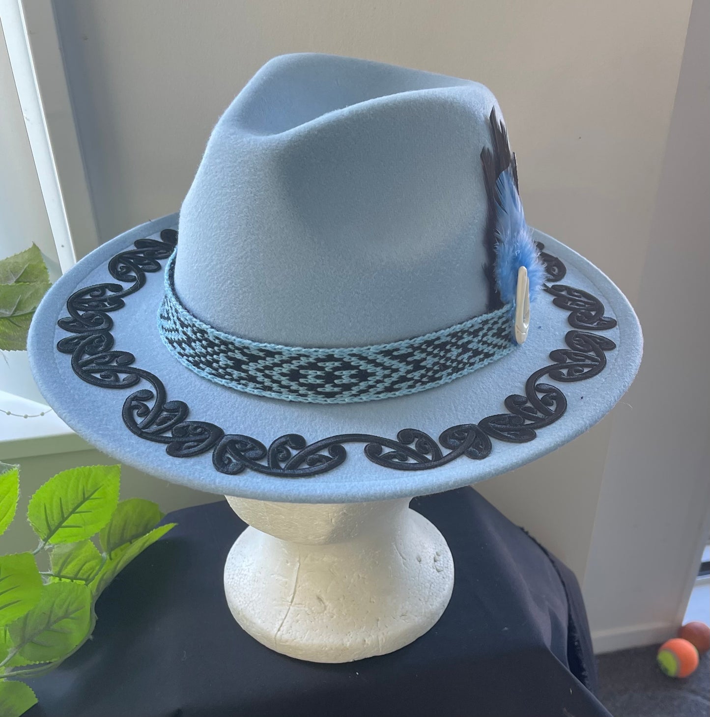 Potae - Pale Blue Fedora Felt Hat