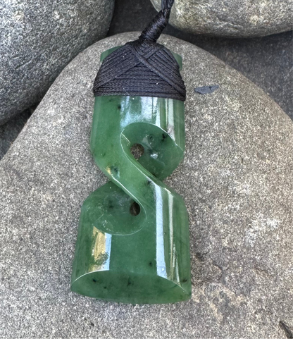 Toki with Twist Pounamu Necklace*