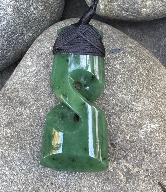 Toki with Twist Pounamu Necklace*